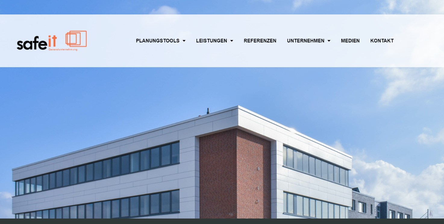 Safe IT GmbH website screenshot